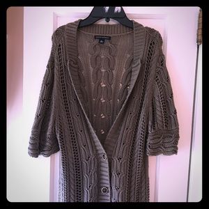 Banana Republic Cable Knit Cardigan Sz XL